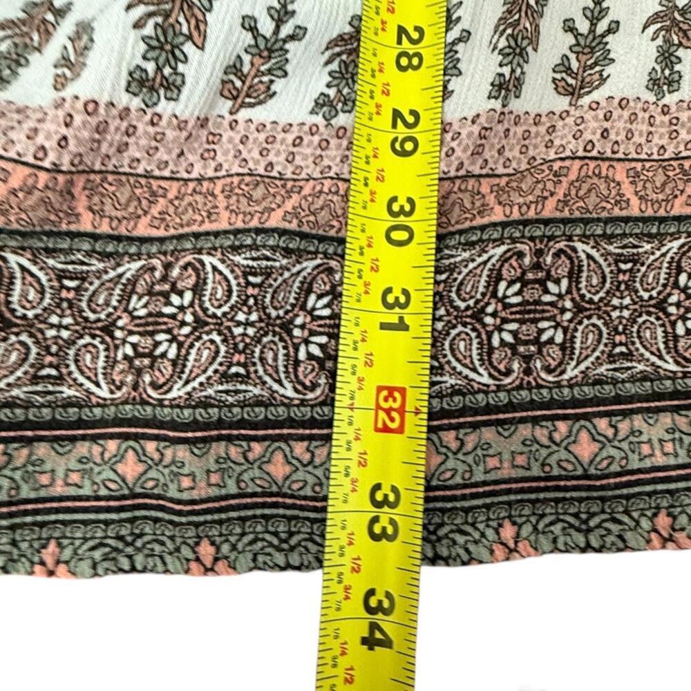 Knox Rose Boho Floral Tiered Dress – Size M - Picture 3 of 4